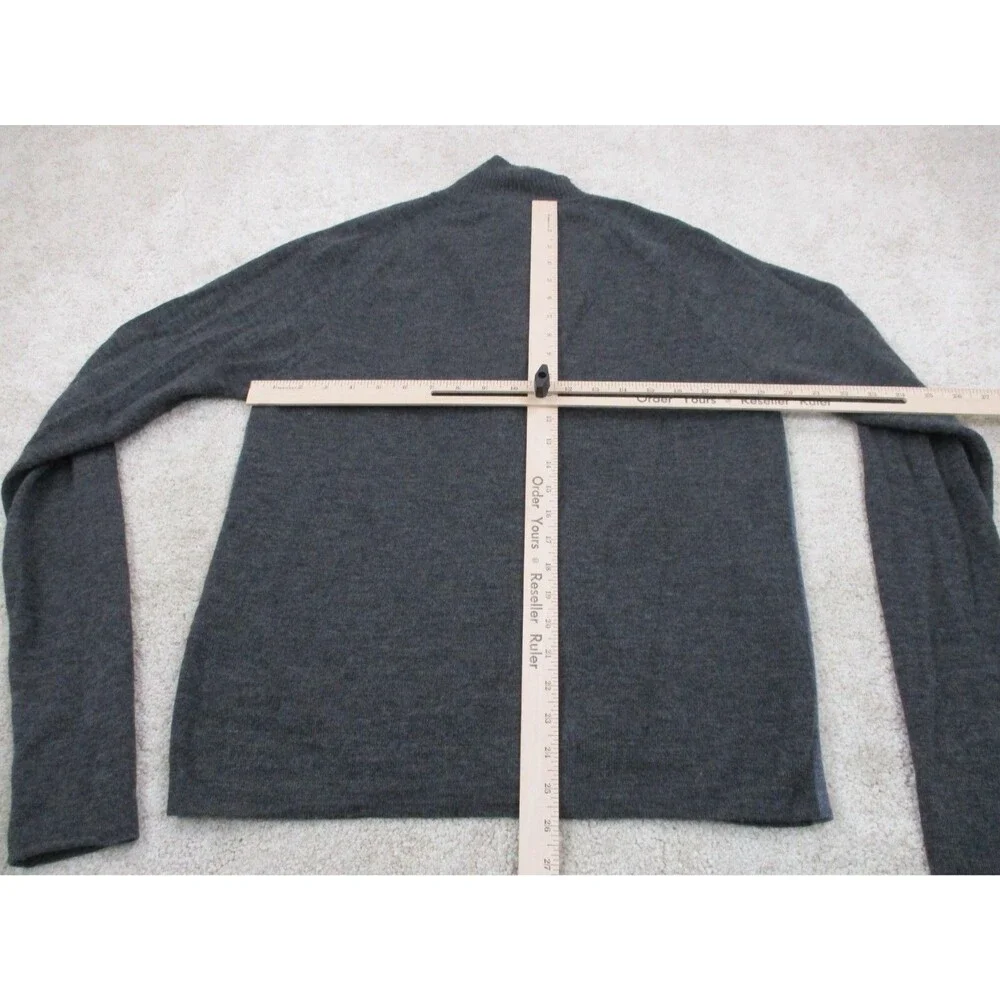Patagonia Sweater Mens Small S Gray Knit Wool Full Zip - Picture 6 of 11